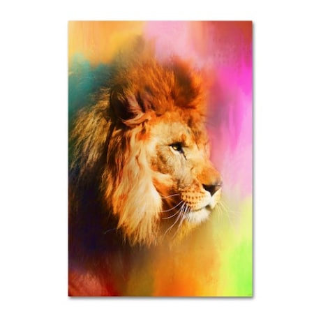 Jai Johnson 'Colorful Expressions Lion' Canvas Art,22x32